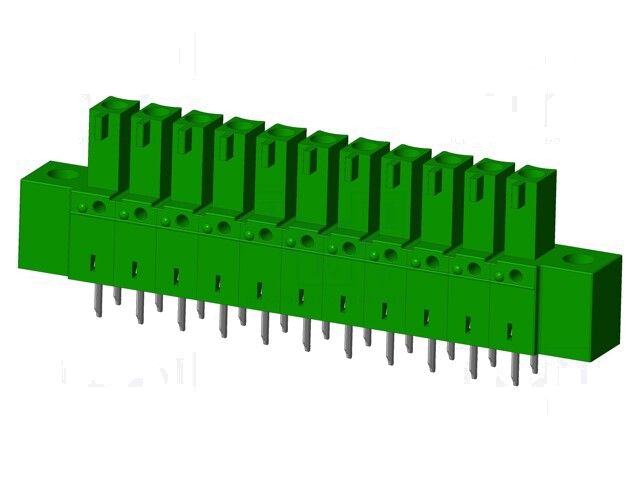 Connector: ontkoppelbare terminal strip; contact; vrouwelijk Connector: ontkoppelbare terminal strip; contact; vrouwelijk